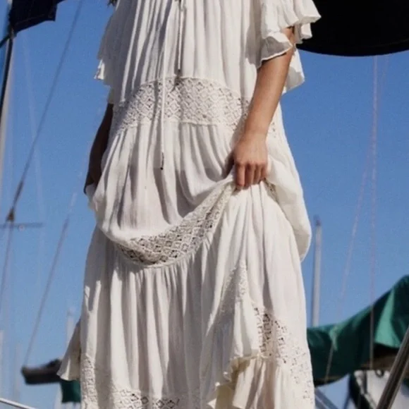 Boho Blush Free People Dream On Maxi Dress - Picture 10 of 11